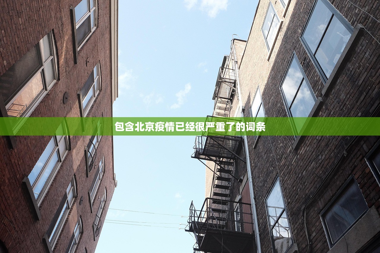 包含北京疫情已经很严重了的词条