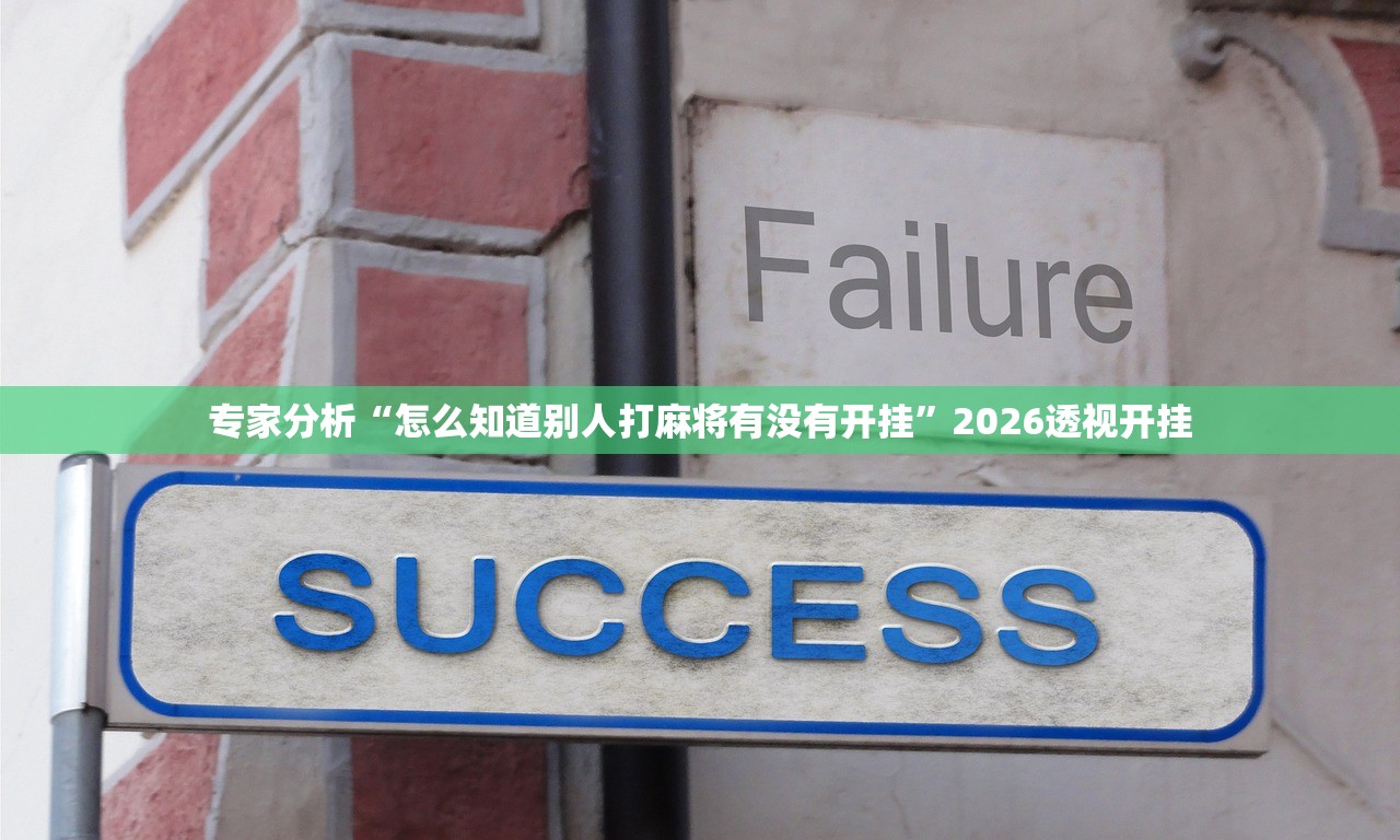 专家分析“怎么知道别人打麻将有没有开挂”2026透视开挂