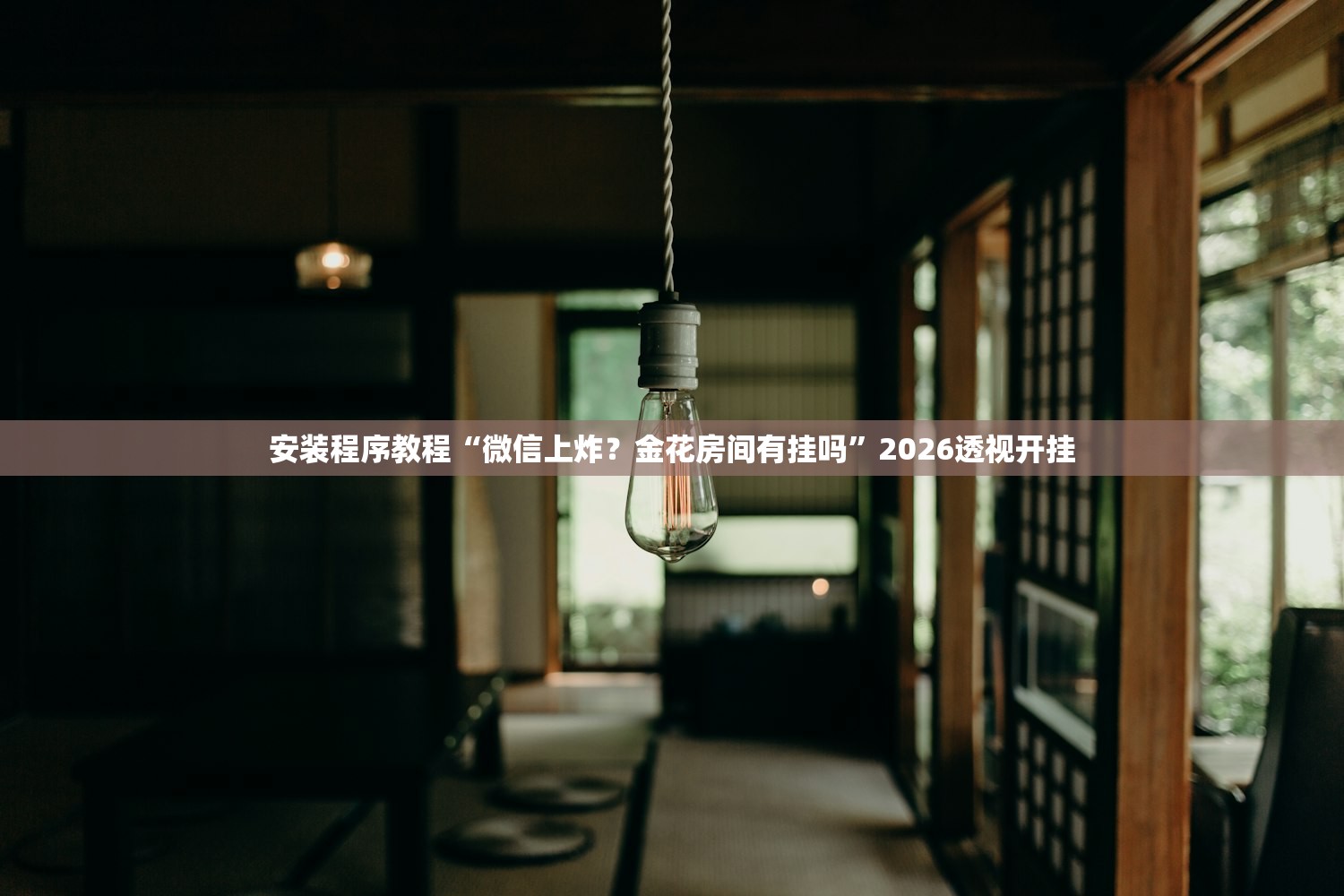安装程序教程“微信上炸？金花房间有挂吗”2026透视开挂