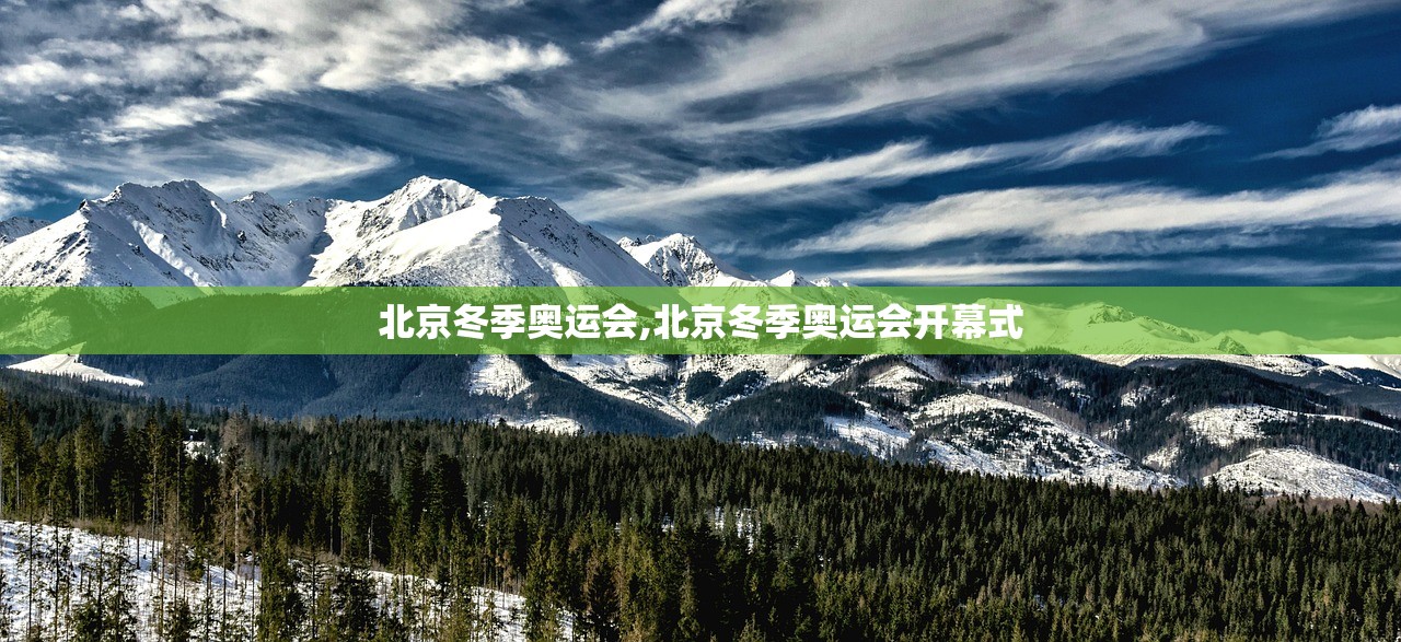 北京冬季奥运会,北京冬季奥运会开幕式 北京冬季奥运会,北京冬季奥运会开幕式