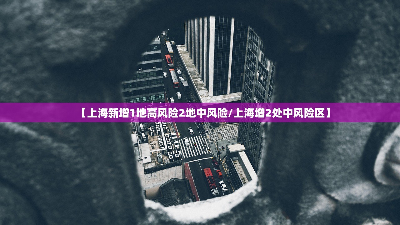 【上海新增1地高风险2地中风险/上海增2处中风险区】