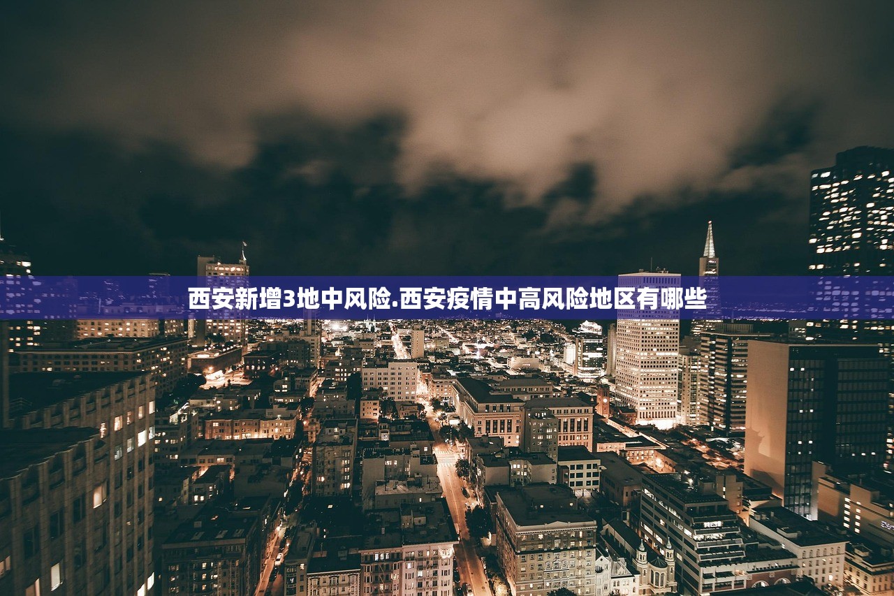 西安新增3地中风险.西安疫情中高风险地区有哪些 西安新增3地中风险.西安疫情中高风险地区有哪些