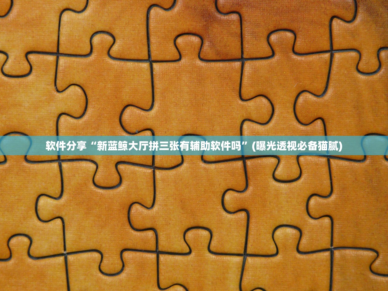软件分享“新蓝鲸大厅拼三张有辅助软件吗”(曝光透视必备猫腻)