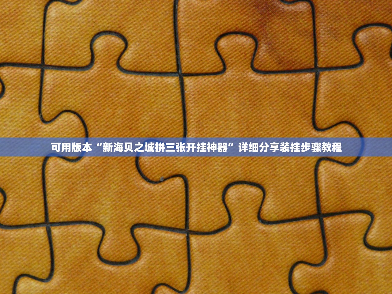 可用版本“新海贝之城拼三张开挂神器”详细分享装挂步骤教程