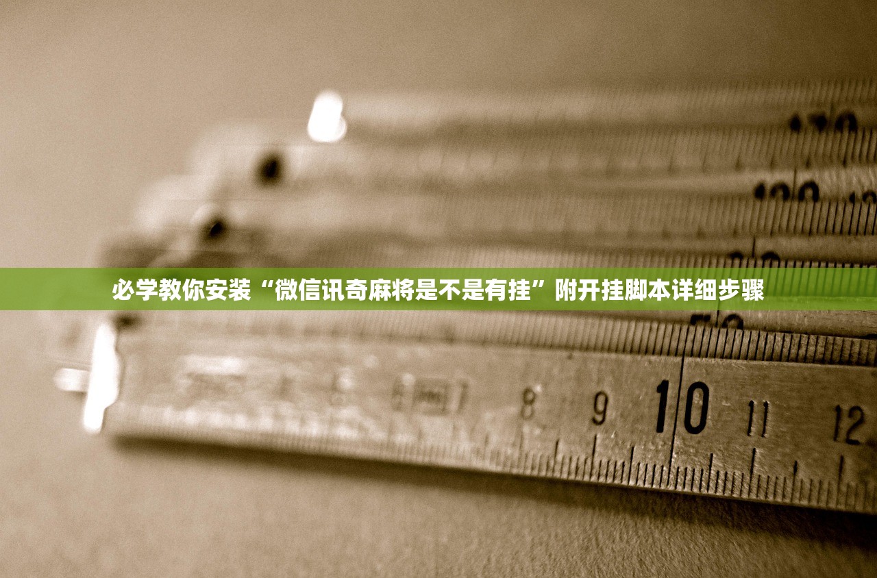 必学教你安装“微信讯奇麻将是不是有挂”附开挂脚本详细步骤