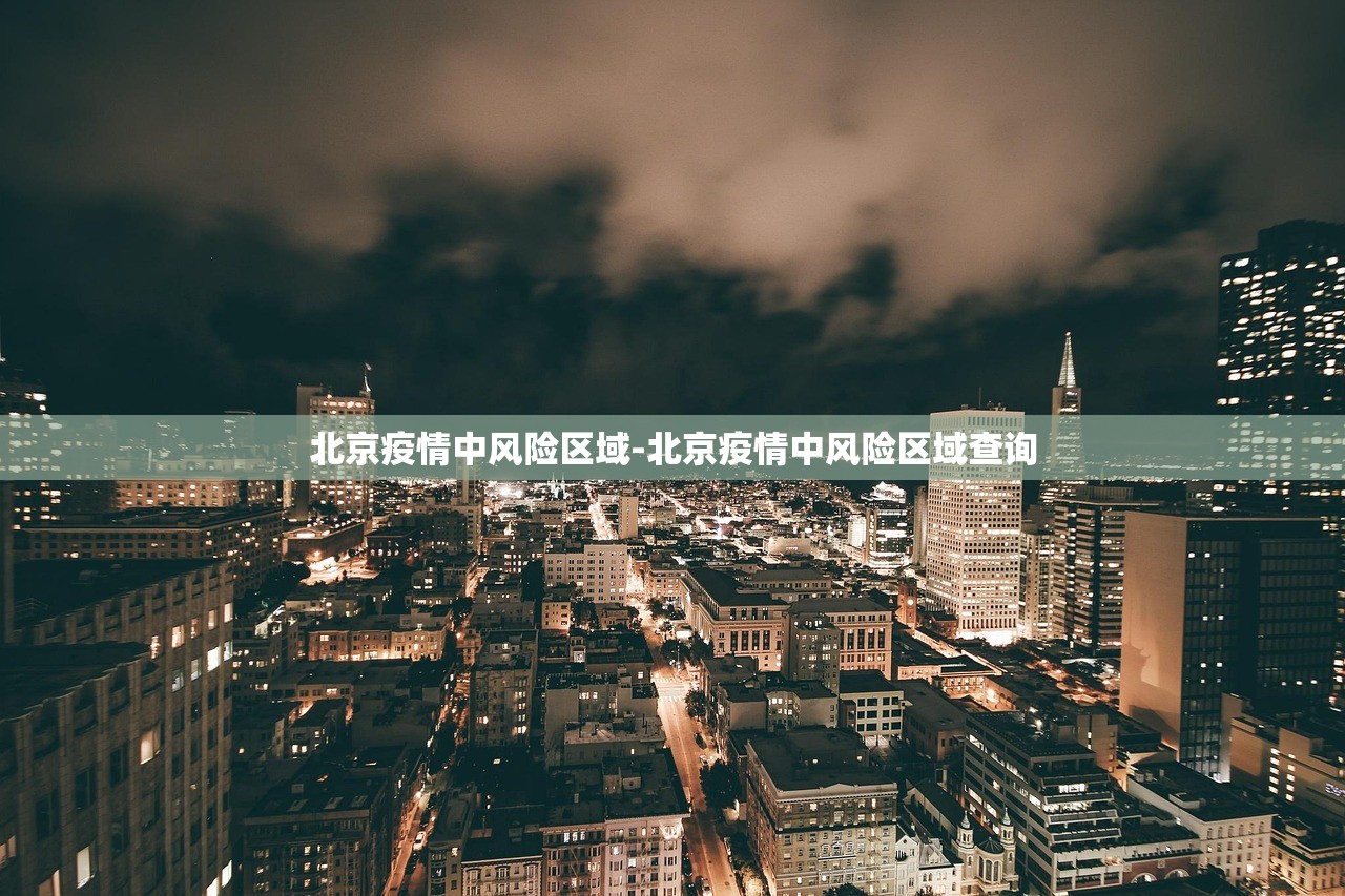 北京疫情中风险区域-北京疫情中风险区域查询