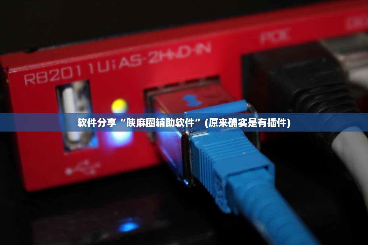 软件分享“陕麻圈辅助软件”(原来确实是有插件)