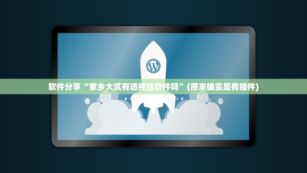 软件分享“家乡大贰有透视挂软件吗”(原来确实是有插件)