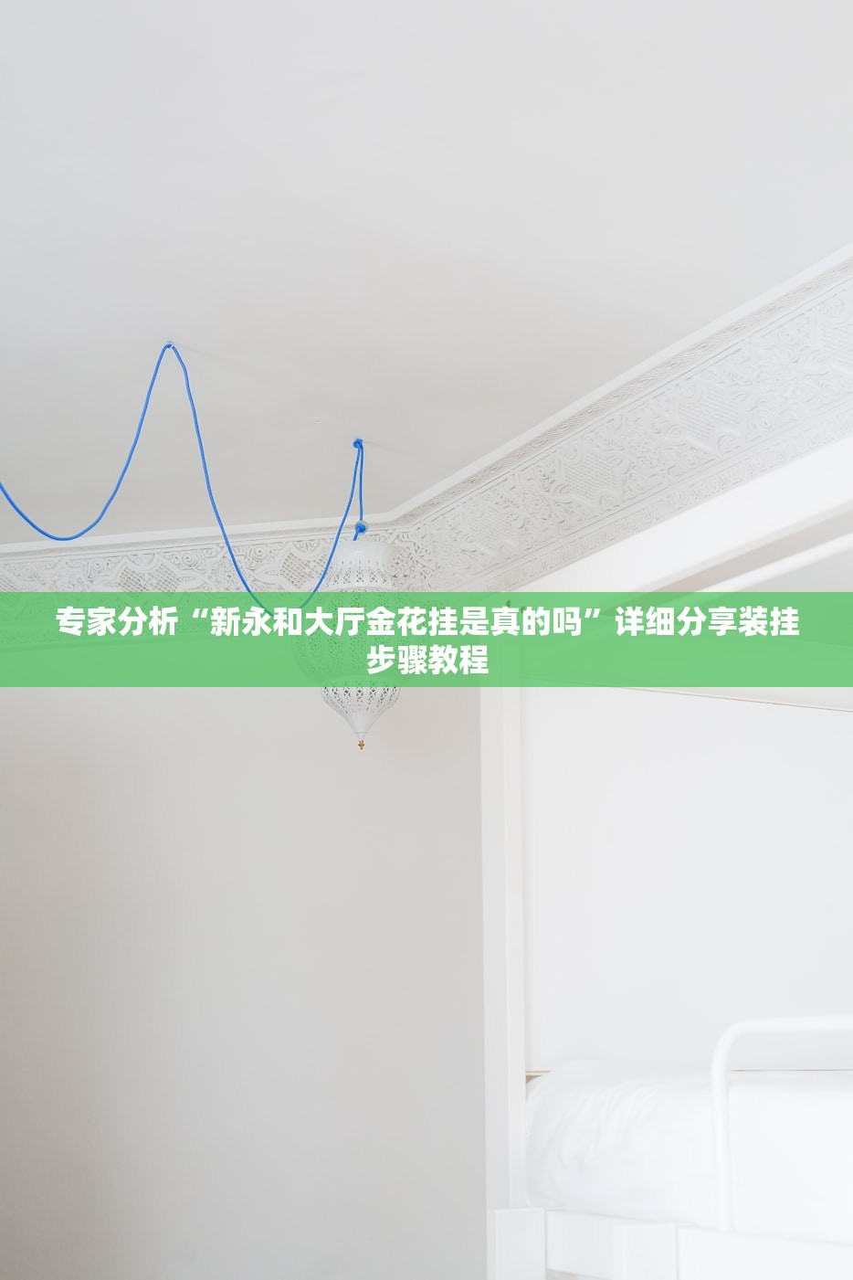 专家分析“新永和大厅金花挂是真的吗”详细分享装挂步骤教程